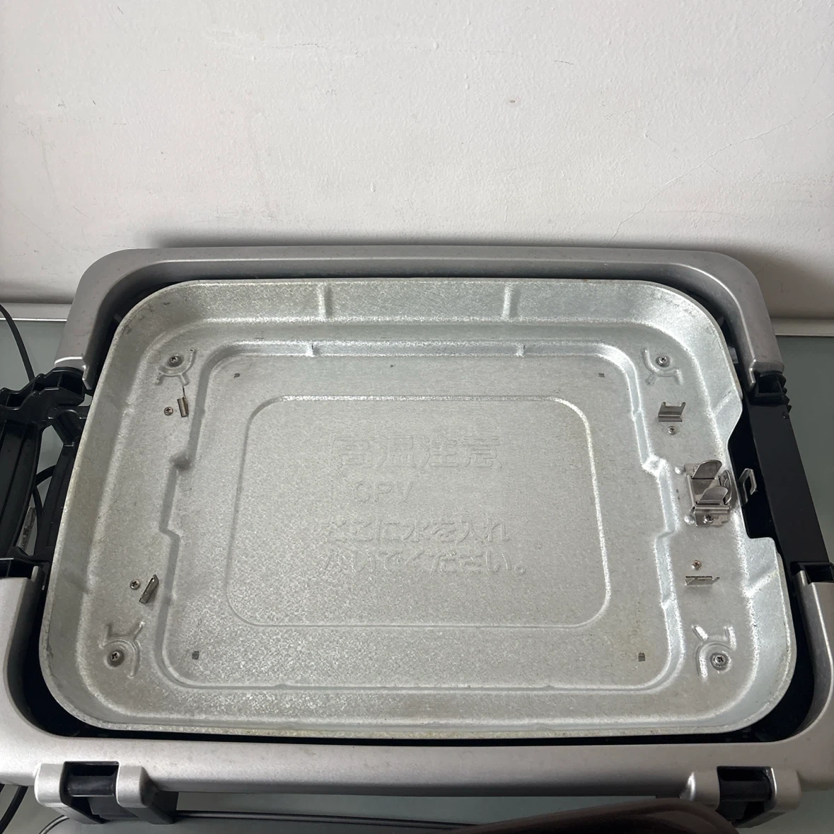 タイガー ホットプレート CRV-G200(SN) 20年製の写真5枚目