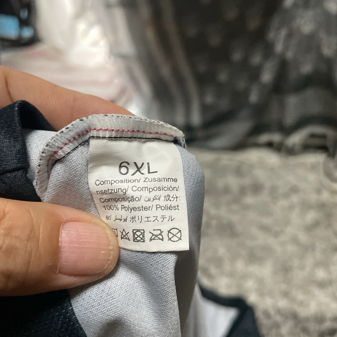 新品、半袖Tシャツ ブラック 6XLの写真4枚目