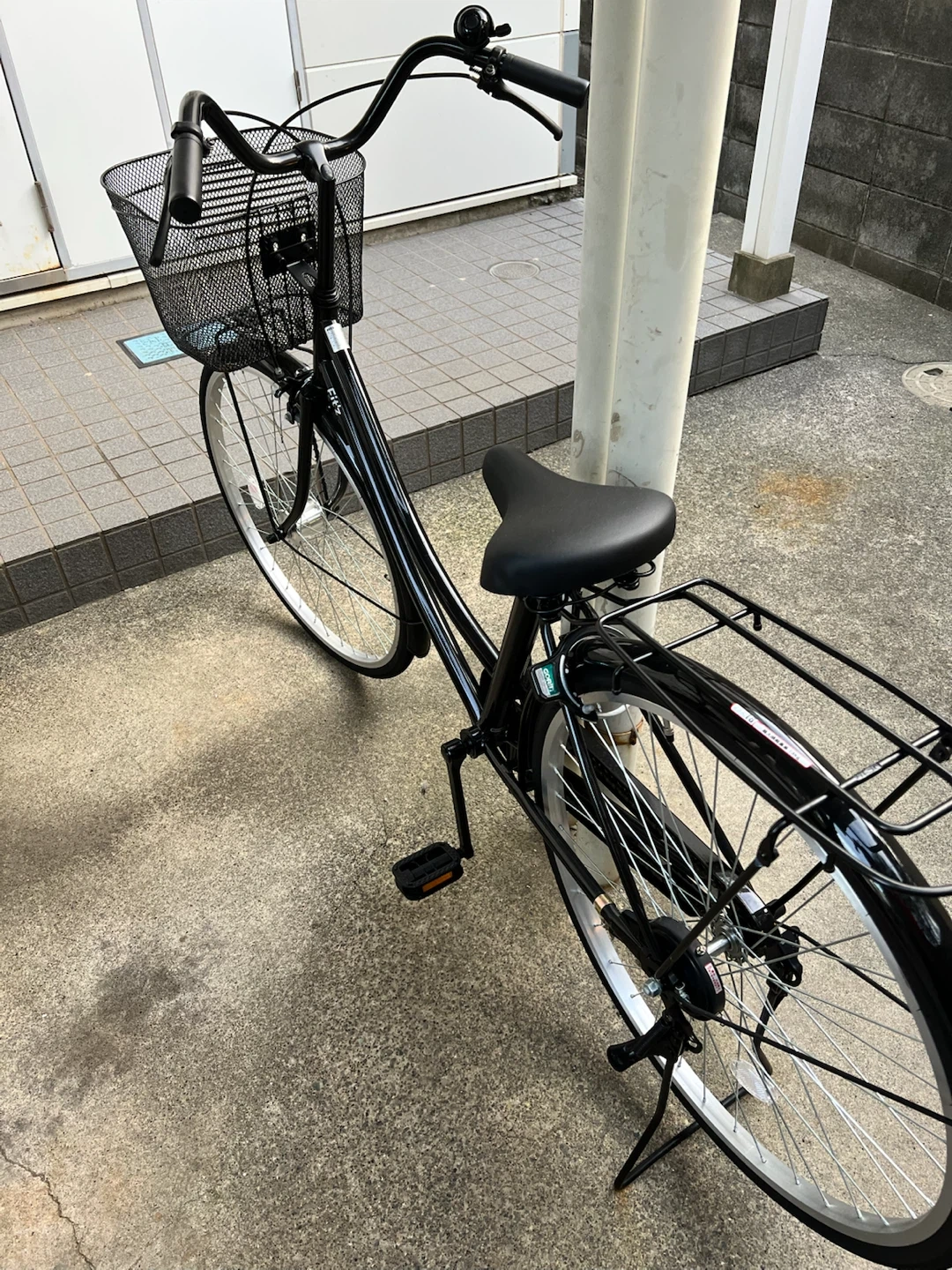フィッツ シティサイクル ブラック新古車