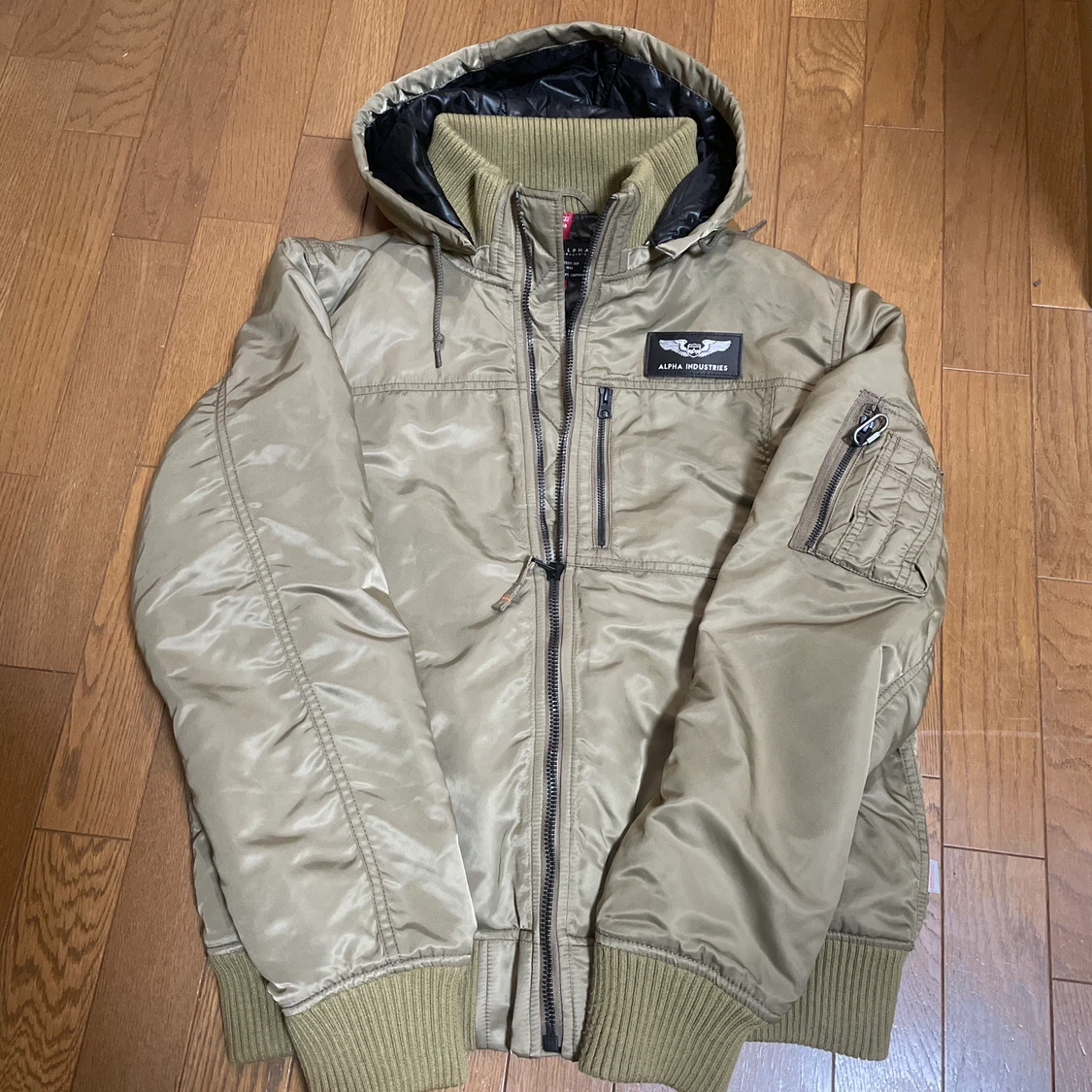 アルファインダストリーズ フーデッドジャケット TA1571 XL