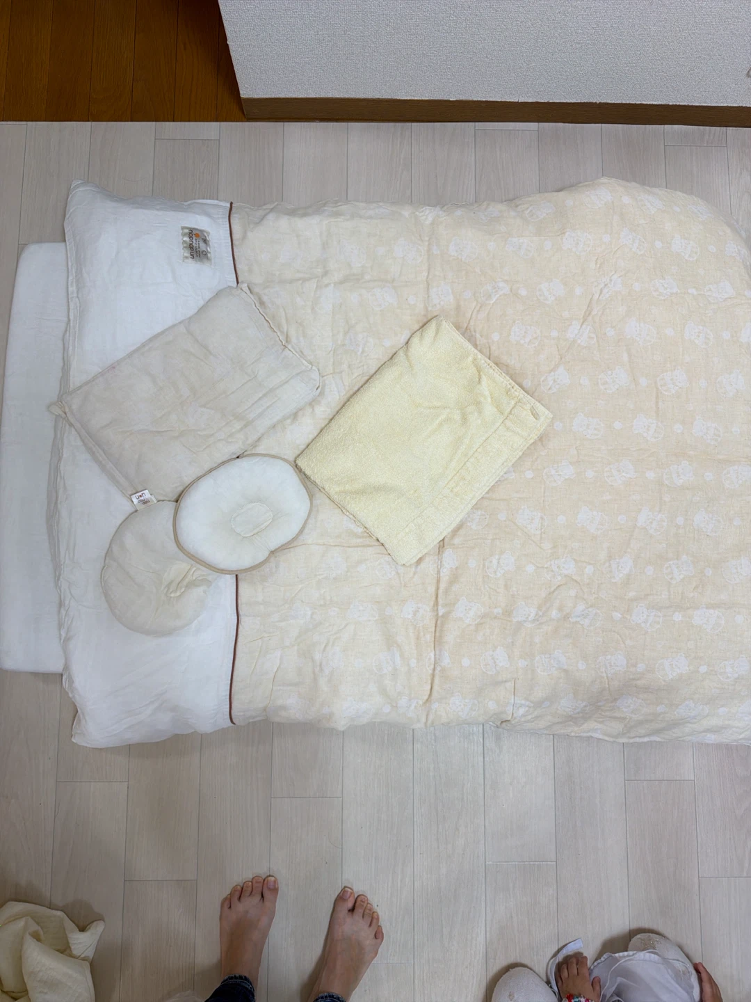 良品☆un dou douベビー布団11点セット オーガニックコットンの写真2枚目