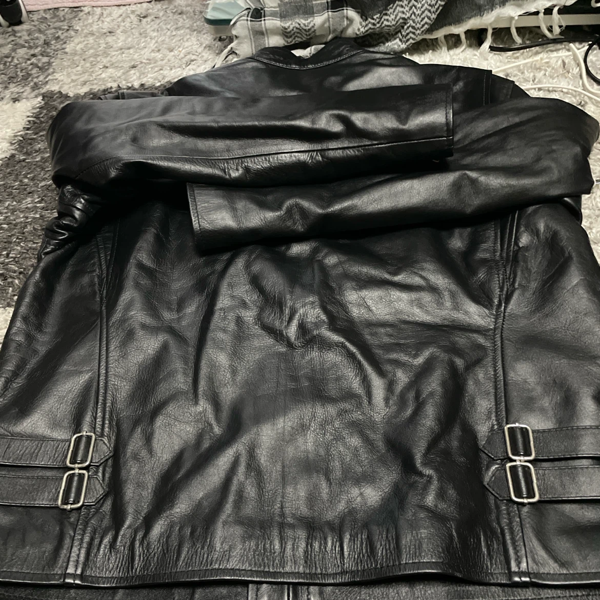 ホーンワークス レザージャケット 5L ブラックの写真4枚目