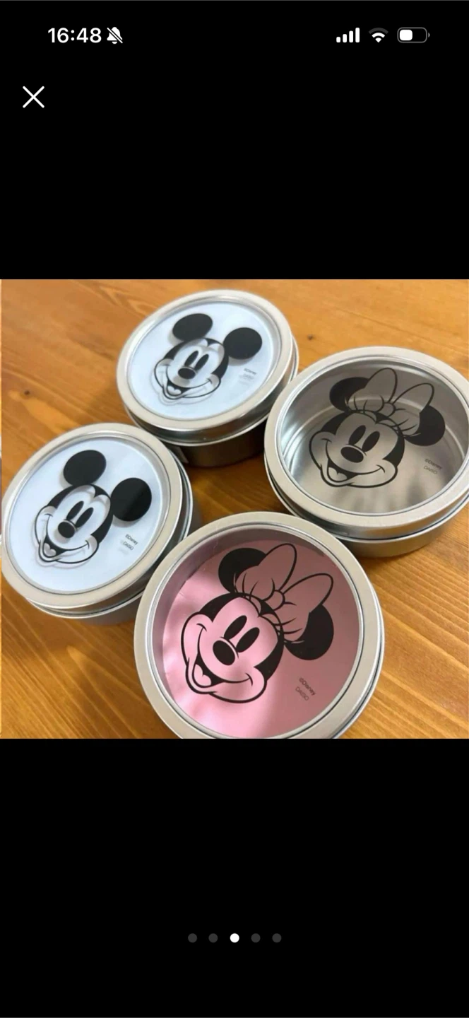 【無料】 Disney ミッキー ミニー マグネットケース キャニスター 4個セットの写真3枚目