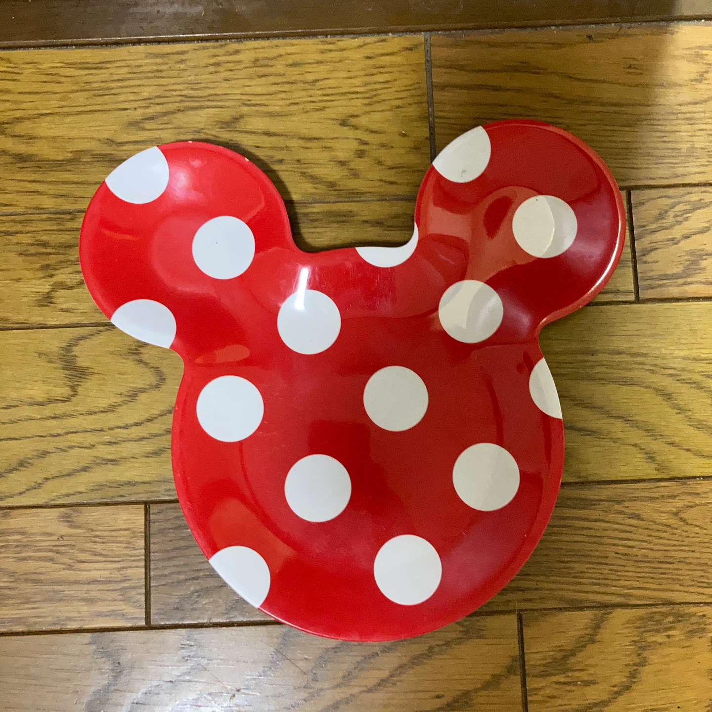 ディズニー ミニー プレート レッド