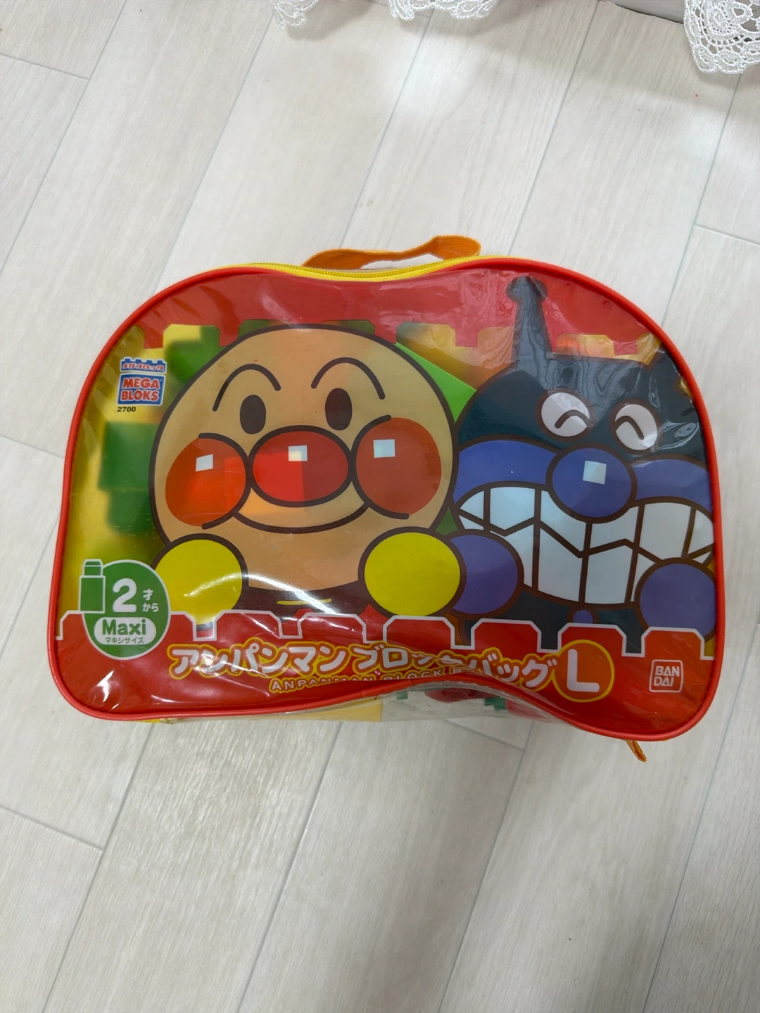 美品☆アンパンマン ブロックラボ バッグ L