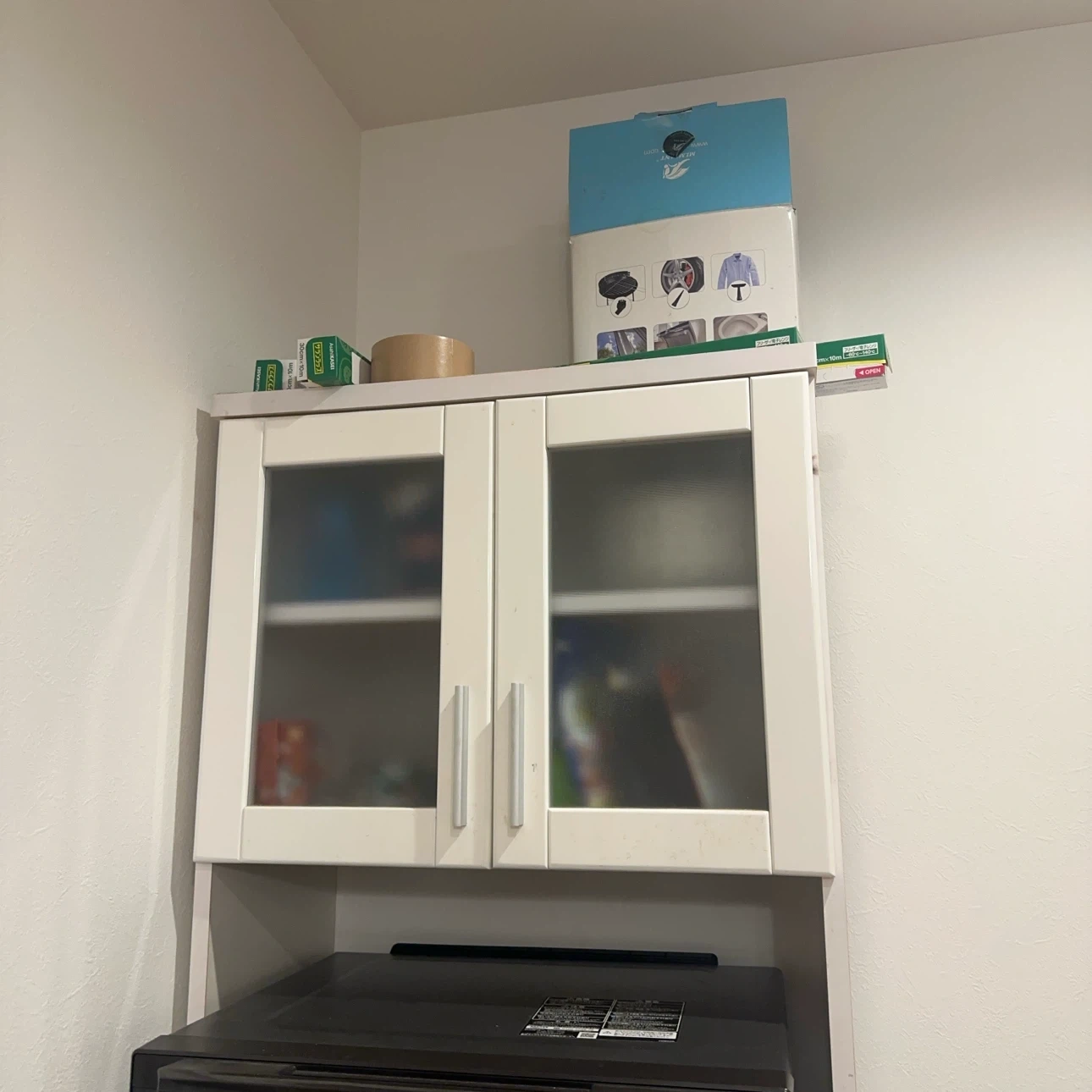 キッチン収納棚 レンジ台 ホワイトの写真3枚目