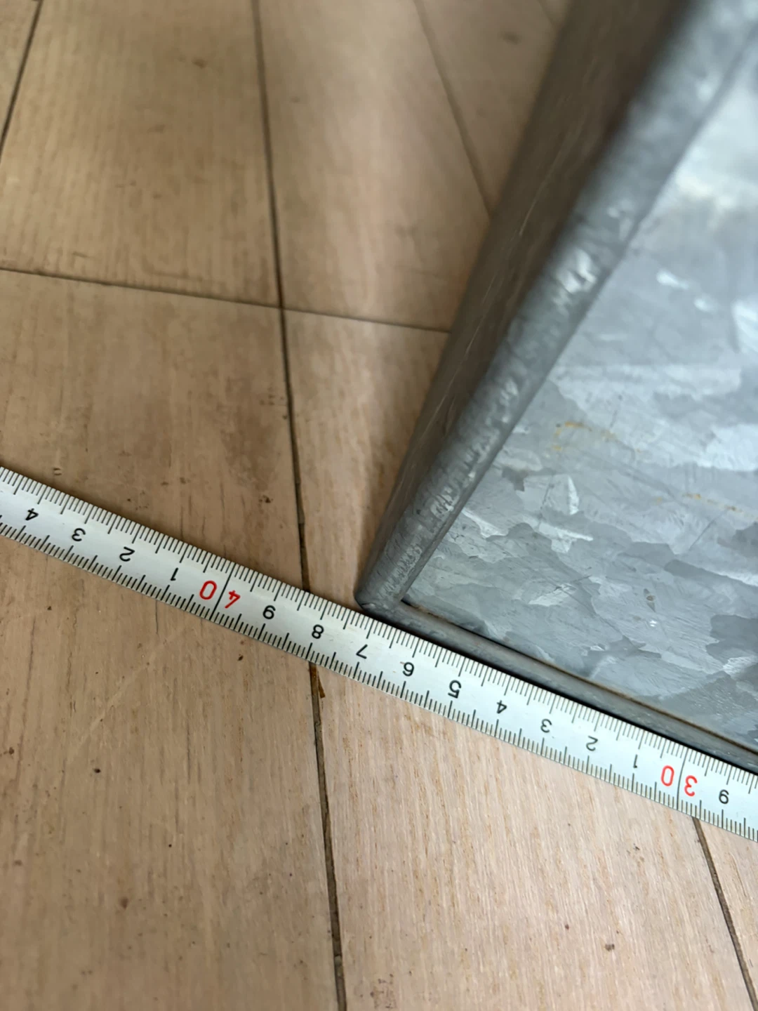 昭和レトロ　コウノ 衣裳函 トタン箱  収納の写真5枚目