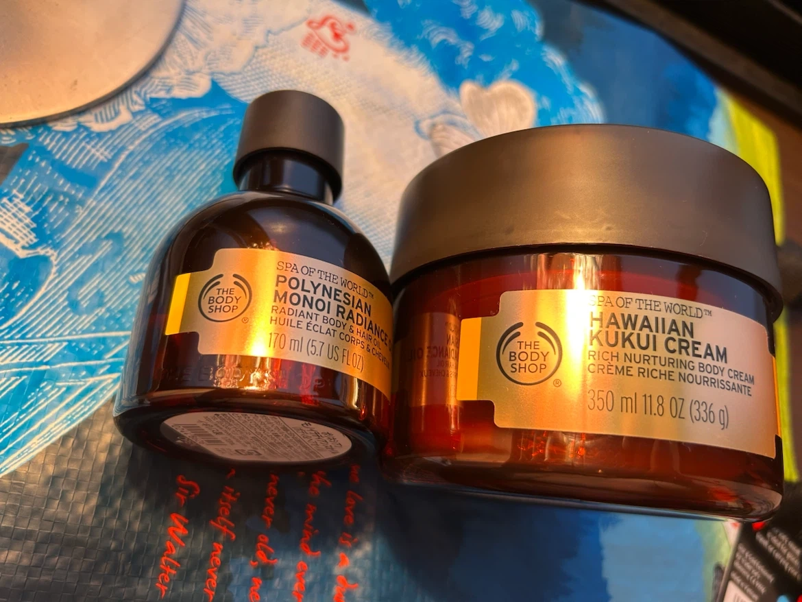 ザ・ボディショップ ボディオイル&クリームセット