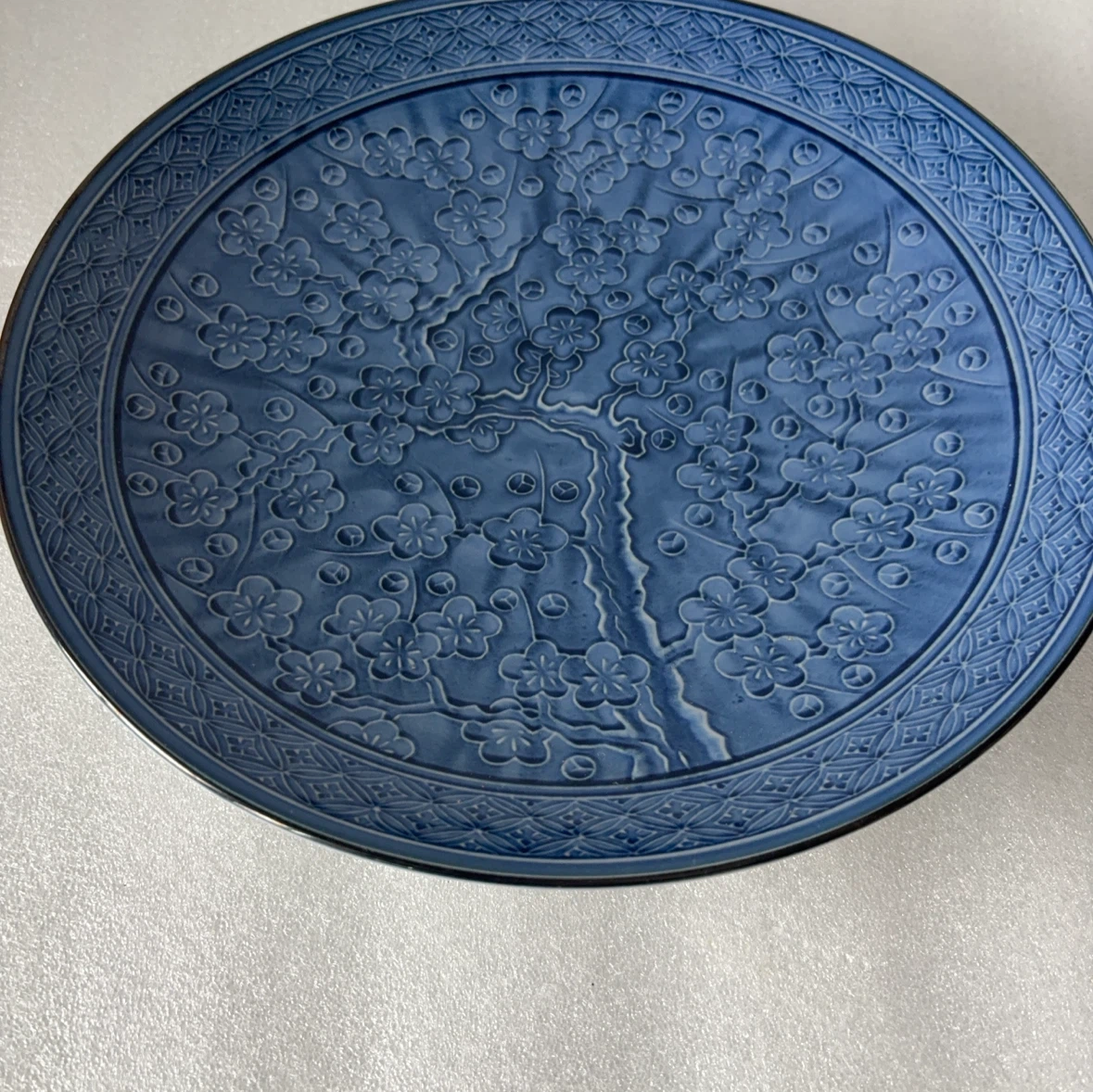肥前哲郎窯 梅文様 大皿