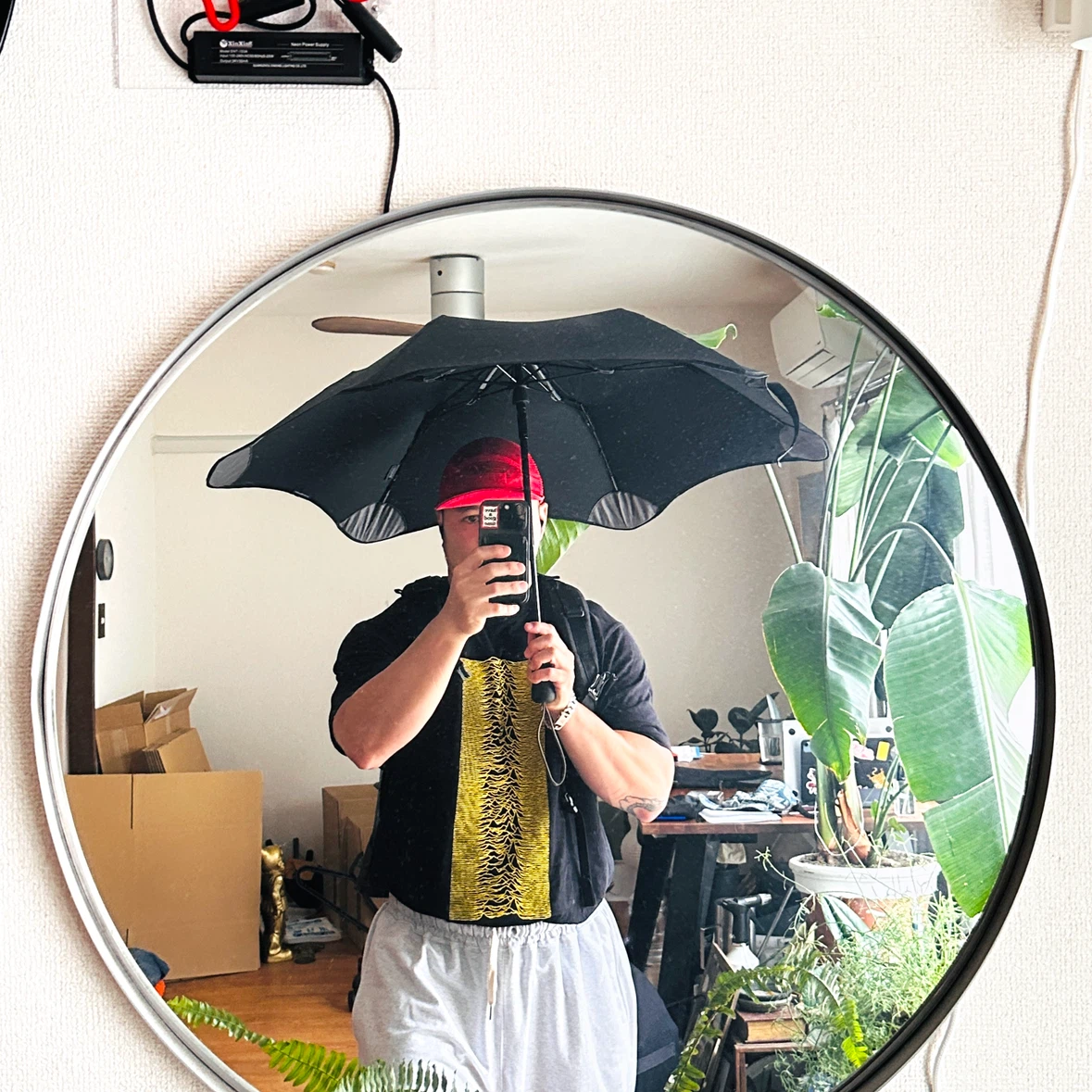 BLUNT メトロ 折りたたみ傘 ブラックの写真5枚目