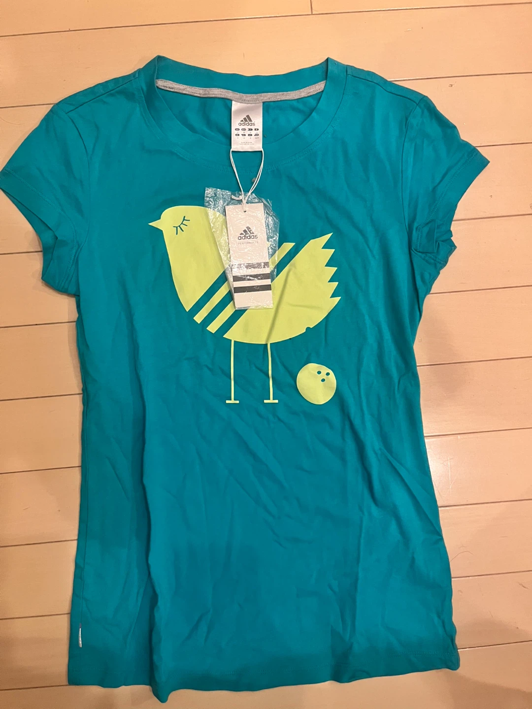 アディダス 半袖Tシャツ Mサイズ 鳥モチーフ