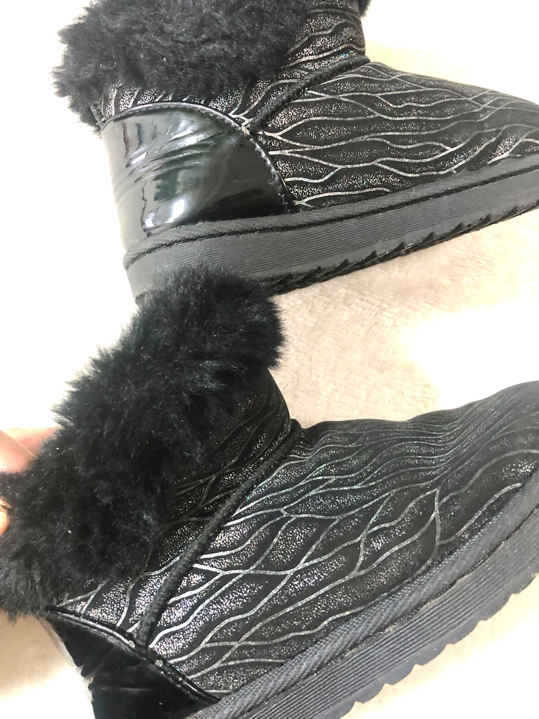 👧💕黒のブーツ、サイズ：18cm🌟✨の写真2枚目