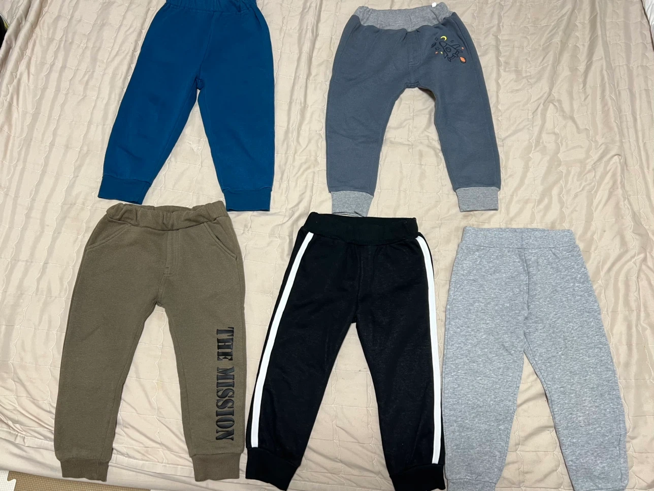 子供用 冬用ロングパンツ 5着セット 100cm