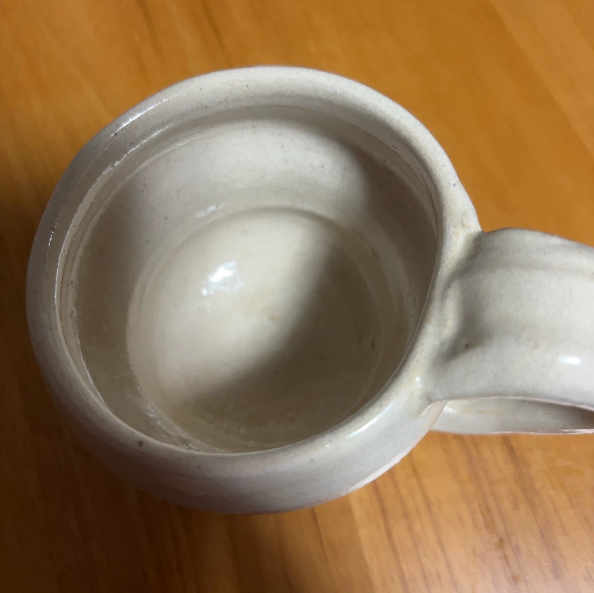 陶器製 マグカップと木製スプーンのセットの写真3枚目