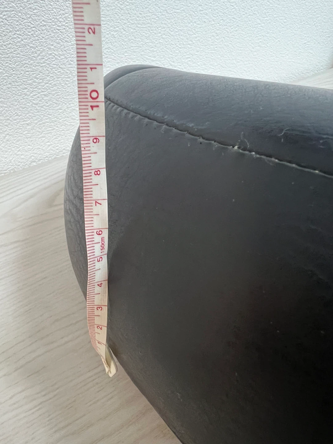 バックレスト パッド バイク用 ブラックの写真5枚目