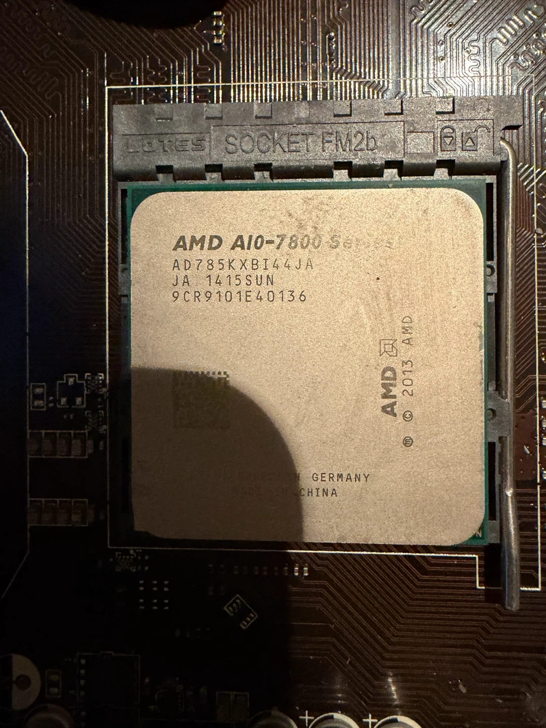 MSI マザーボード A78M-S02 CPU付の写真3枚目