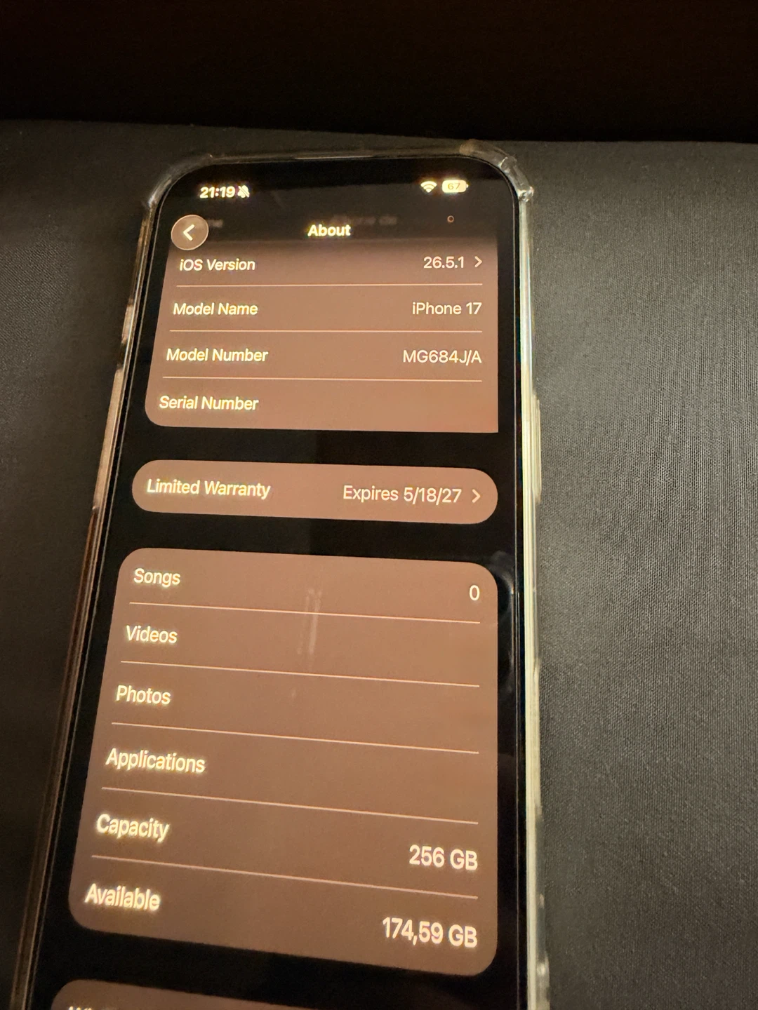 iPhone 17 256GB White | ほぼ新品・Like New | SIMフリー (Unlocked)の写真4枚目
