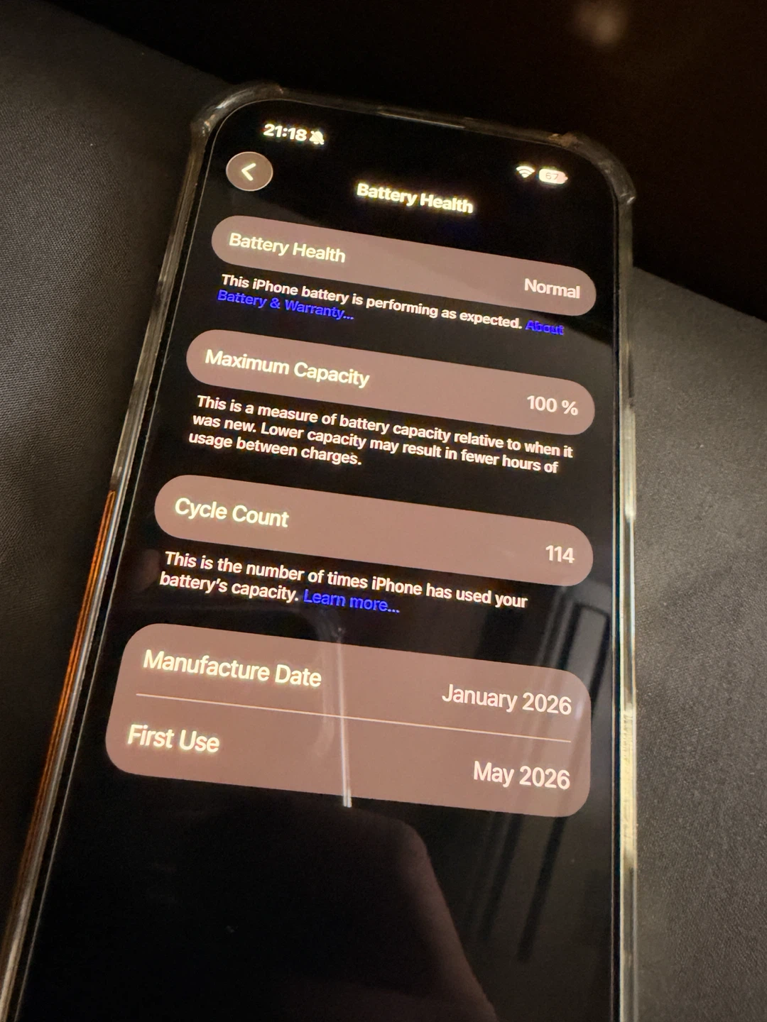 iPhone 17 256GB White | ほぼ新品・Like New | SIMフリー (Unlocked)の写真3枚目