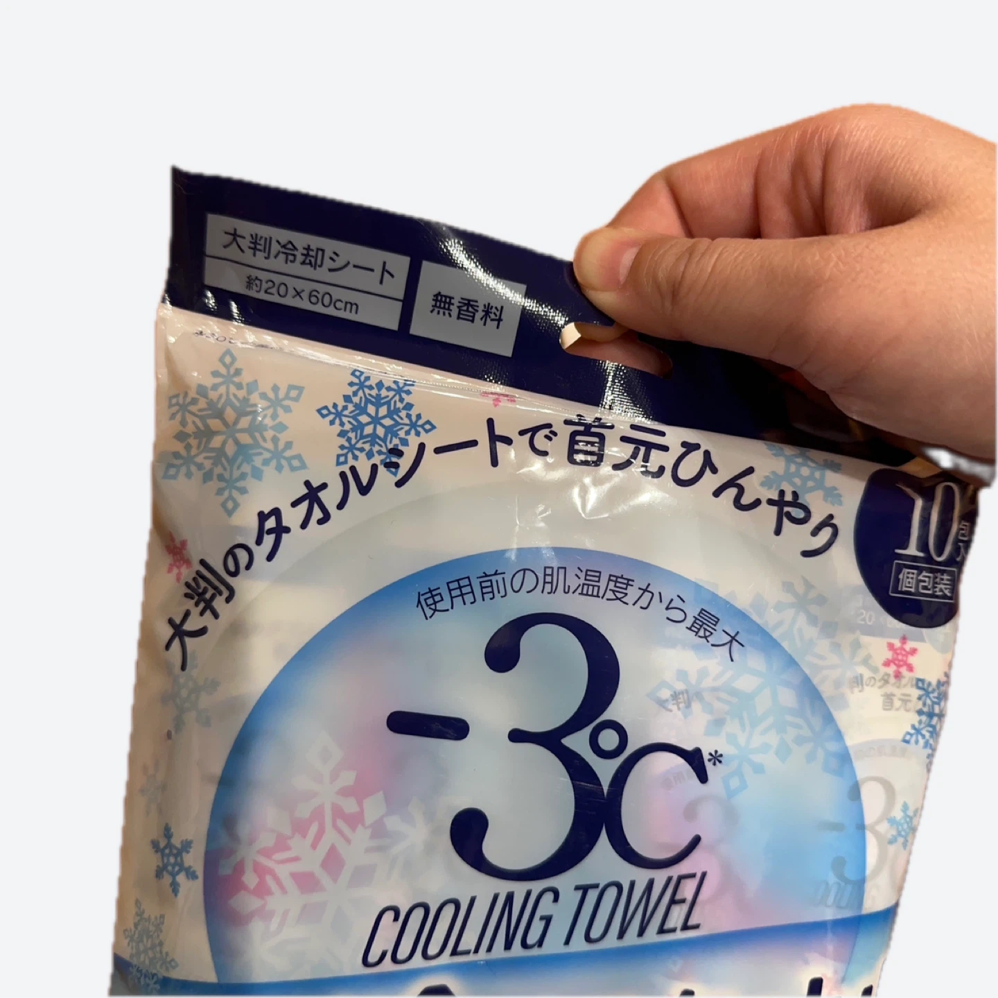 大判冷却タオル 10個入の写真2枚目