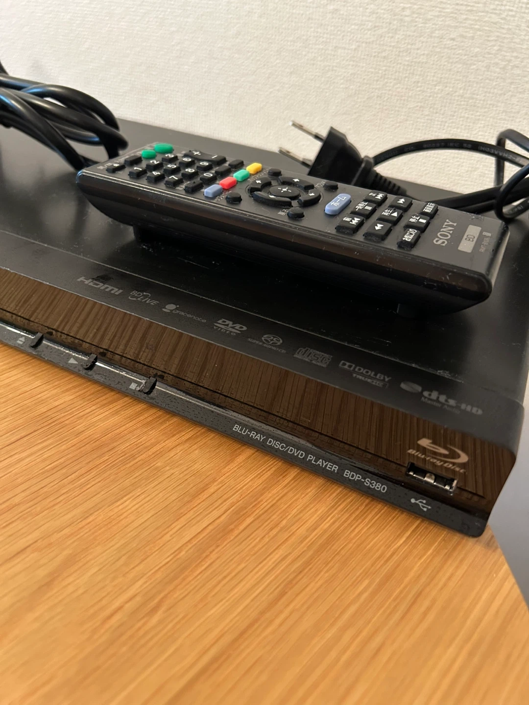 SONY ブルーレイプレイヤー Blu-ray DVDプレイヤー BDP-S380の写真2枚目