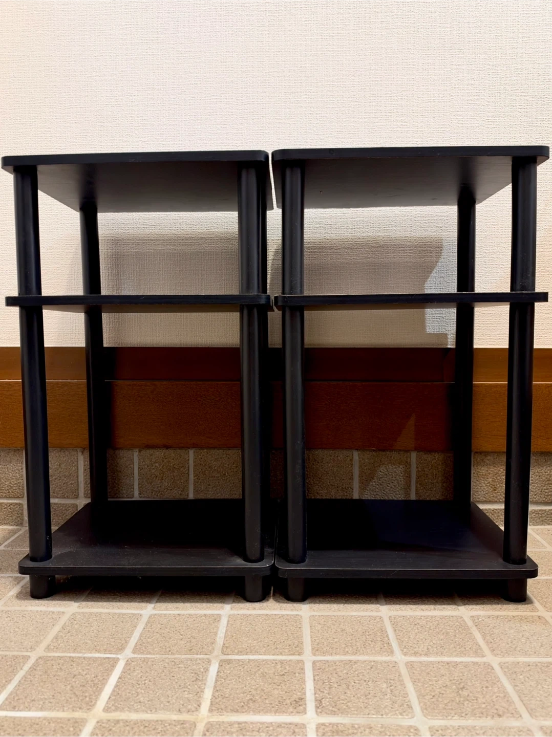 ミニラック 2個セット ブラックの写真2枚目