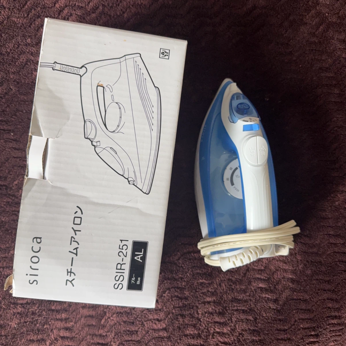 シロカ スチームアイロン SSIR-251の写真3枚目