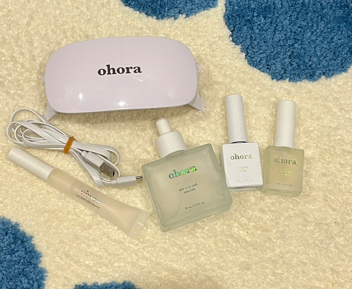 ohora ジェルネイルランプ・プライマー・トップジェル・リムーバー・セット