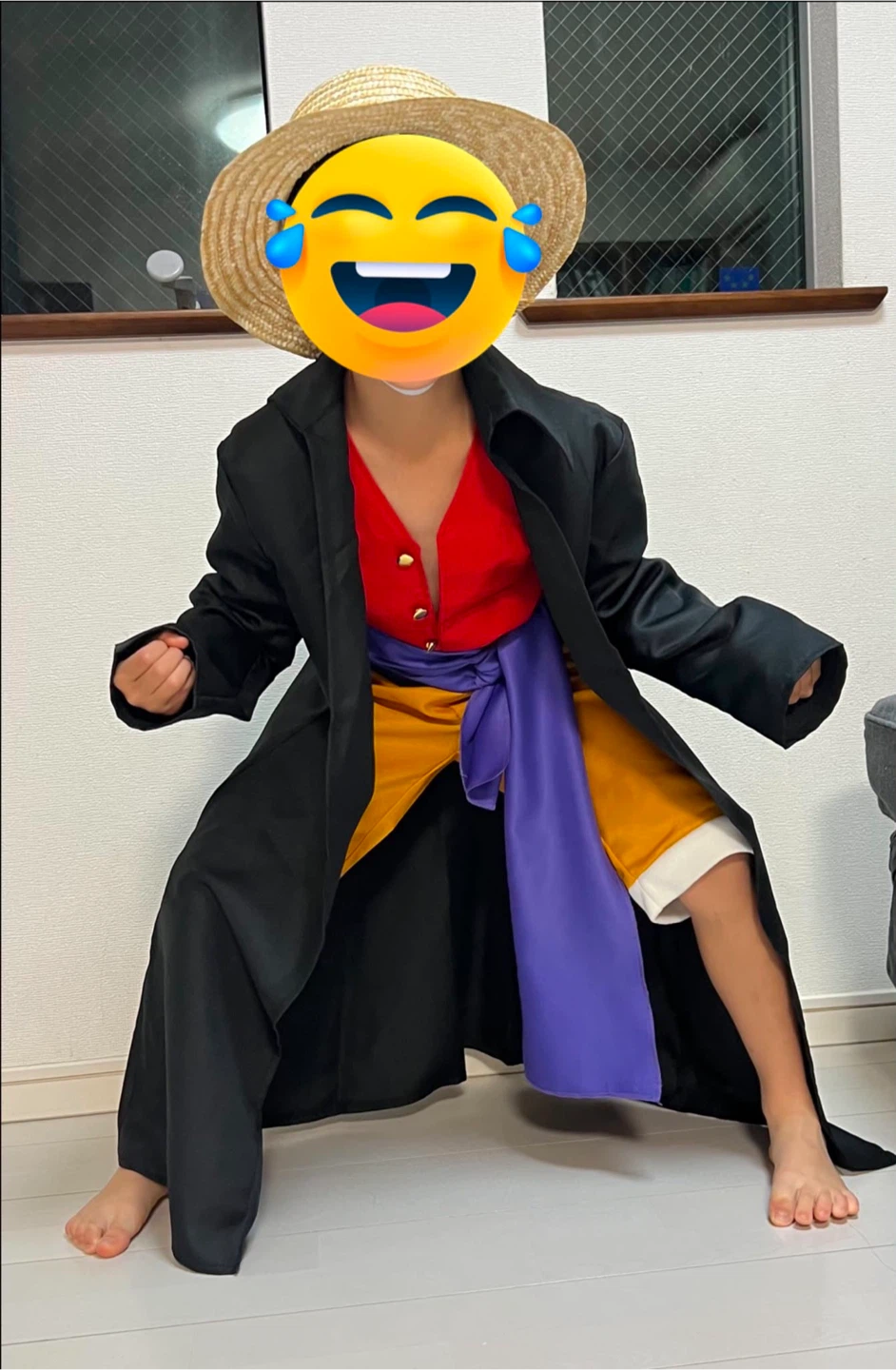 ワンピース ルフィ コスプレ衣装 130cm