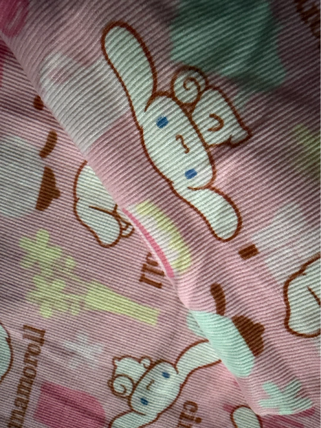 シナモロール ピンク 生地 布地の写真2枚目