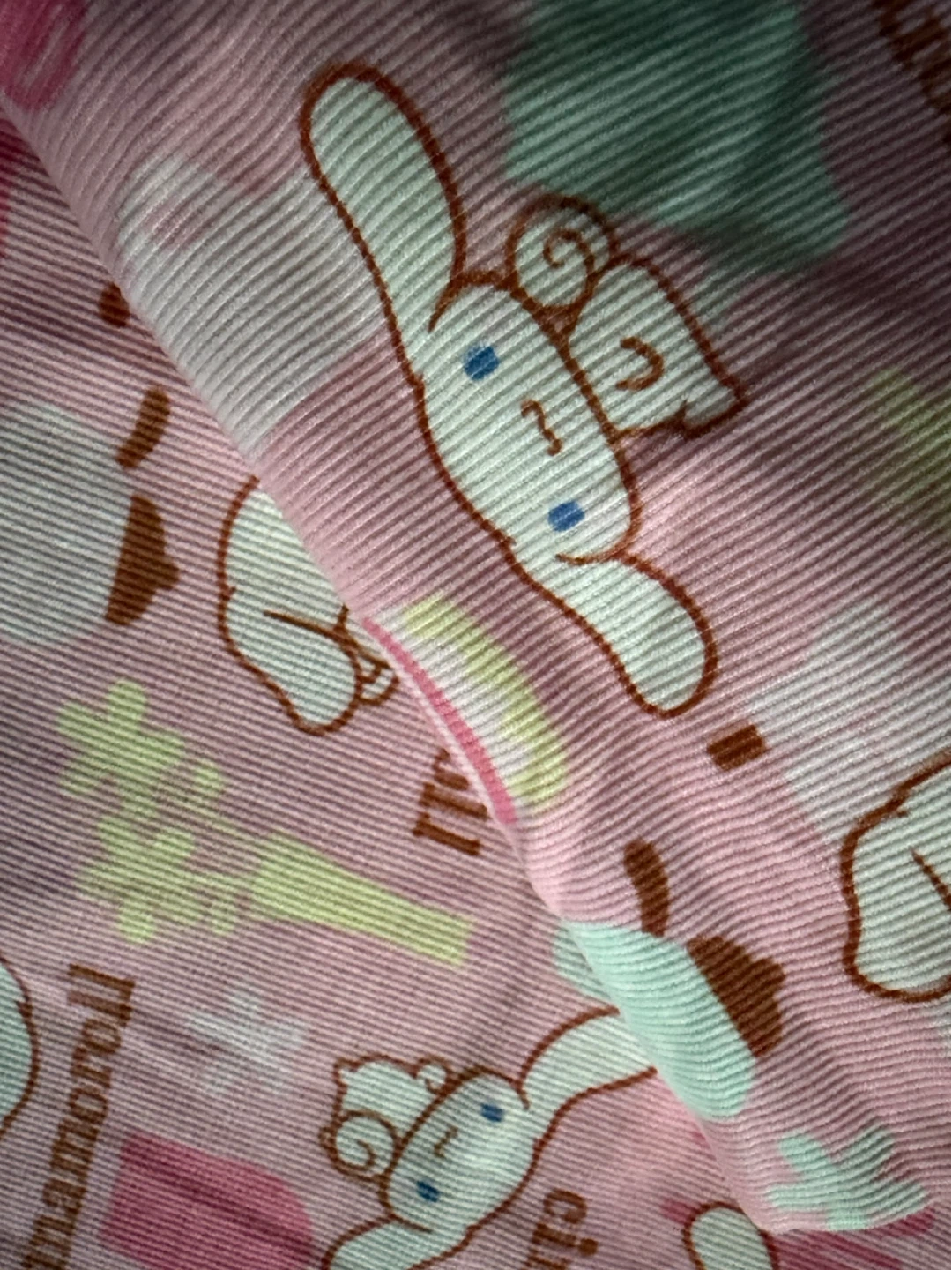 シナモロール ピンク 生地 布地の写真2枚目