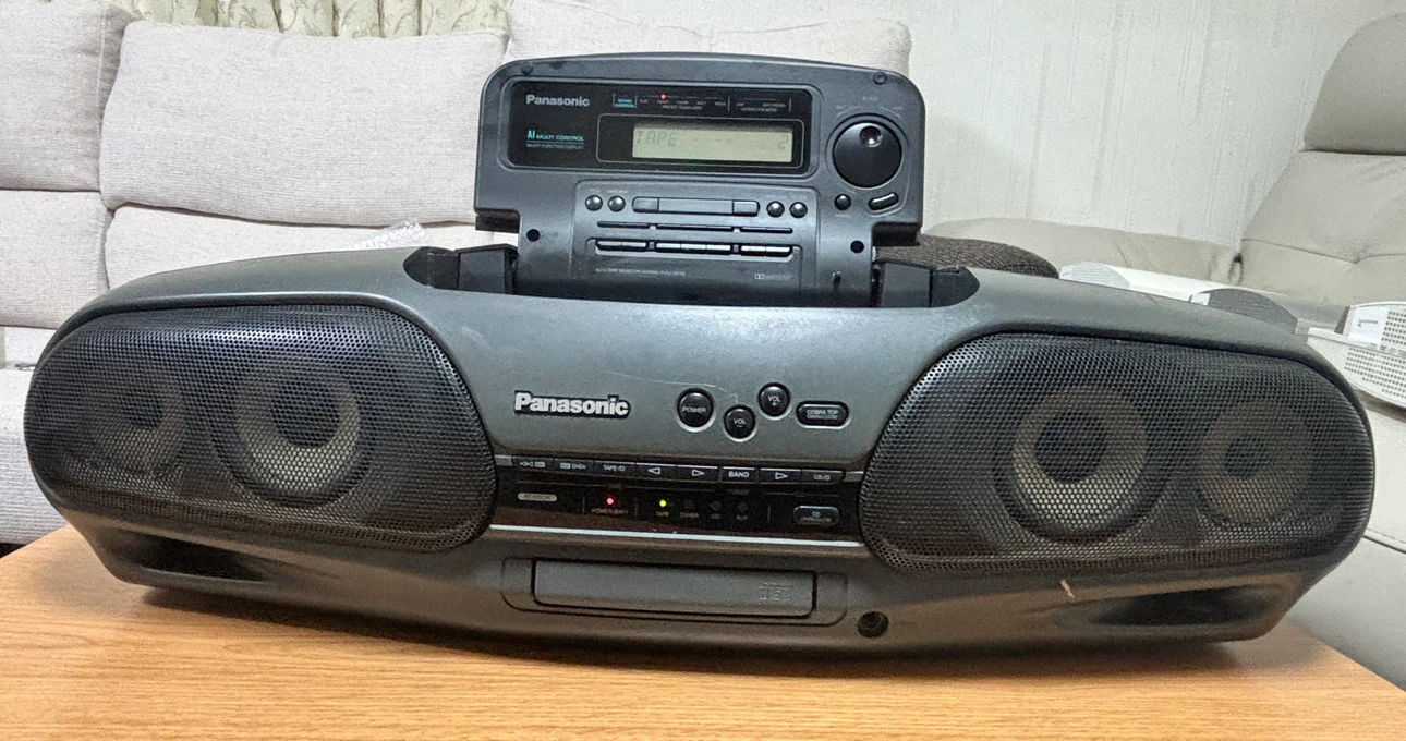 Panasonic RX-DT707 コブラトップ バブルラジカセ カセット