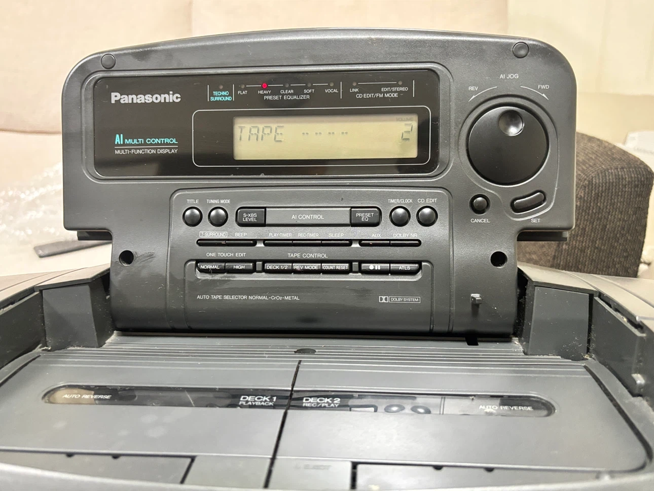 Panasonic RX-DT707 コブラトップ バブルラジカセ カセットの写真7枚目