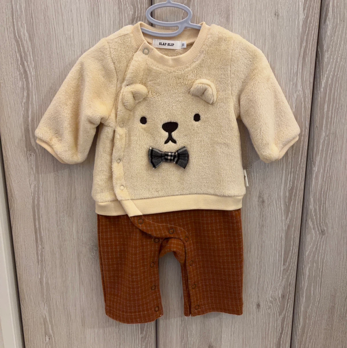 スラップスリップ 70cm クマ ロンパース