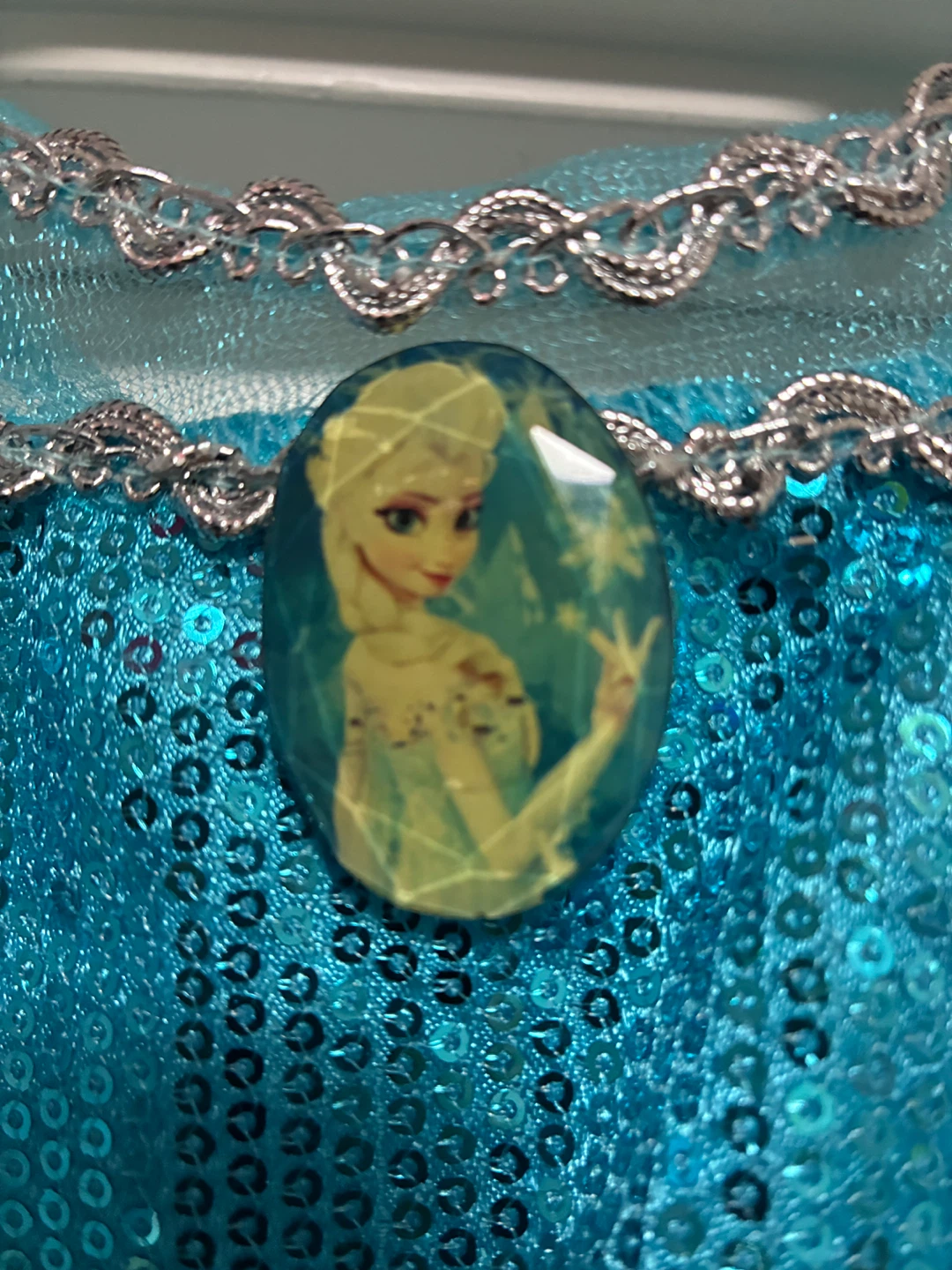 アナと雪の女王 エルサ風ドレス 130cmの写真2枚目