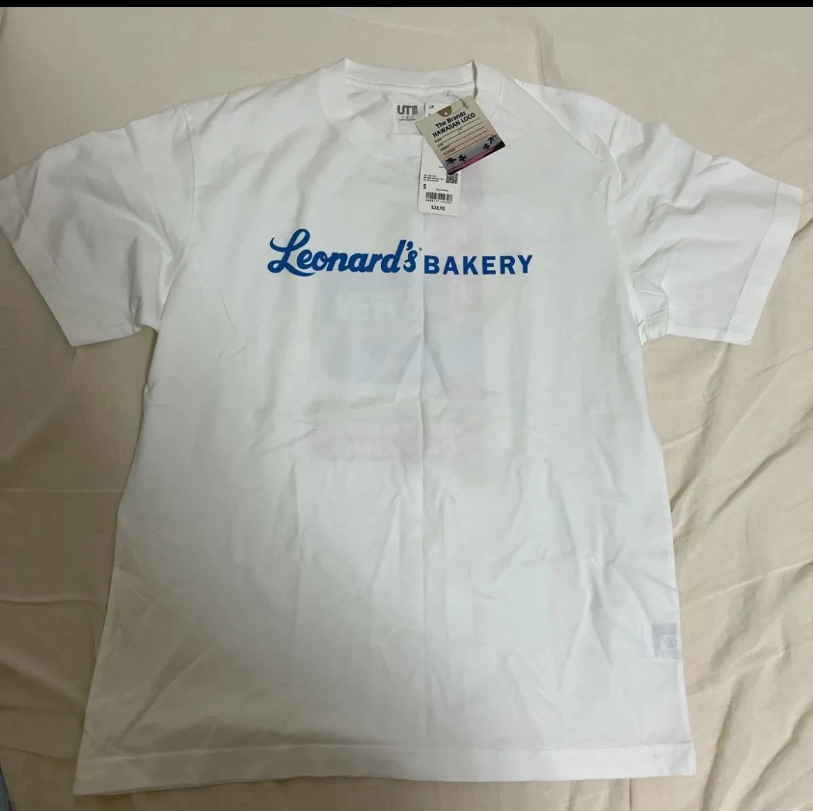 ハワイ限定 新品未使用 レナーズベーカリー コラボ 半袖Tシャツ 白 S