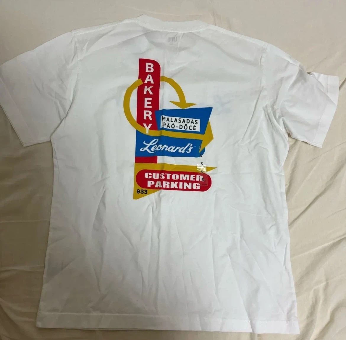 ハワイ限定 新品未使用 レナーズベーカリー コラボ 半袖Tシャツ 白 Sの写真2枚目