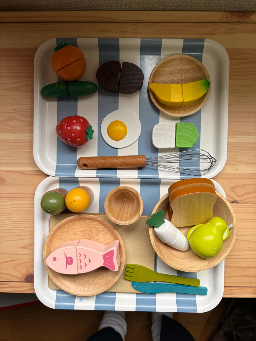 木製おままごとセット 食材・調理器具