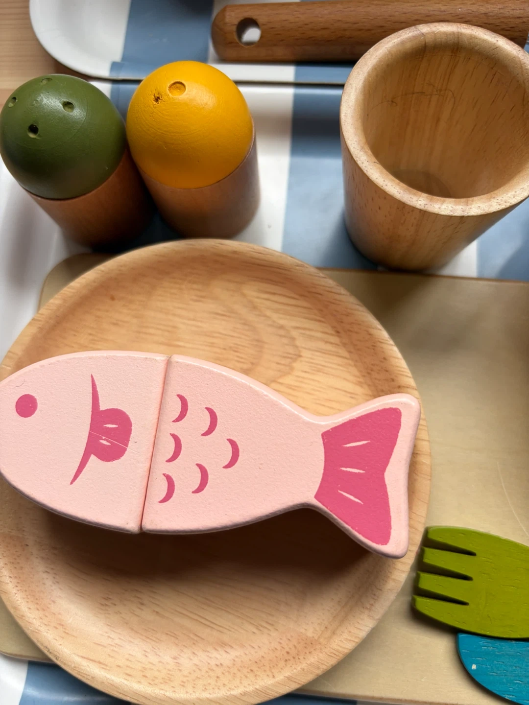 木製おままごとセット 食材・調理器具の写真3枚目
