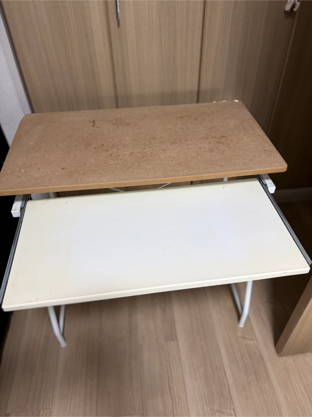 デスク キーボードトレイ付き 学習机の写真2枚目