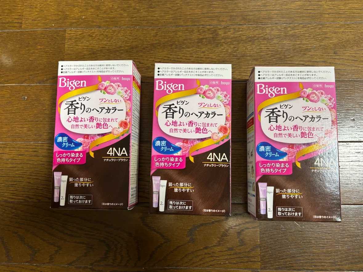 ビゲン 香りのヘアカラー 4NA 3箱セット