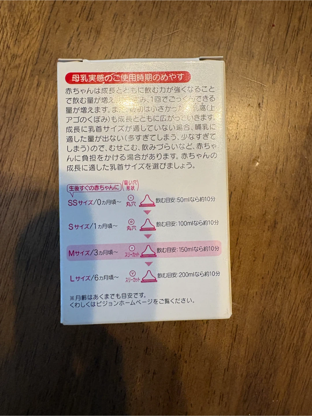ピジョン 母乳実感 乳首 Mサイズ 2個入りの写真2枚目