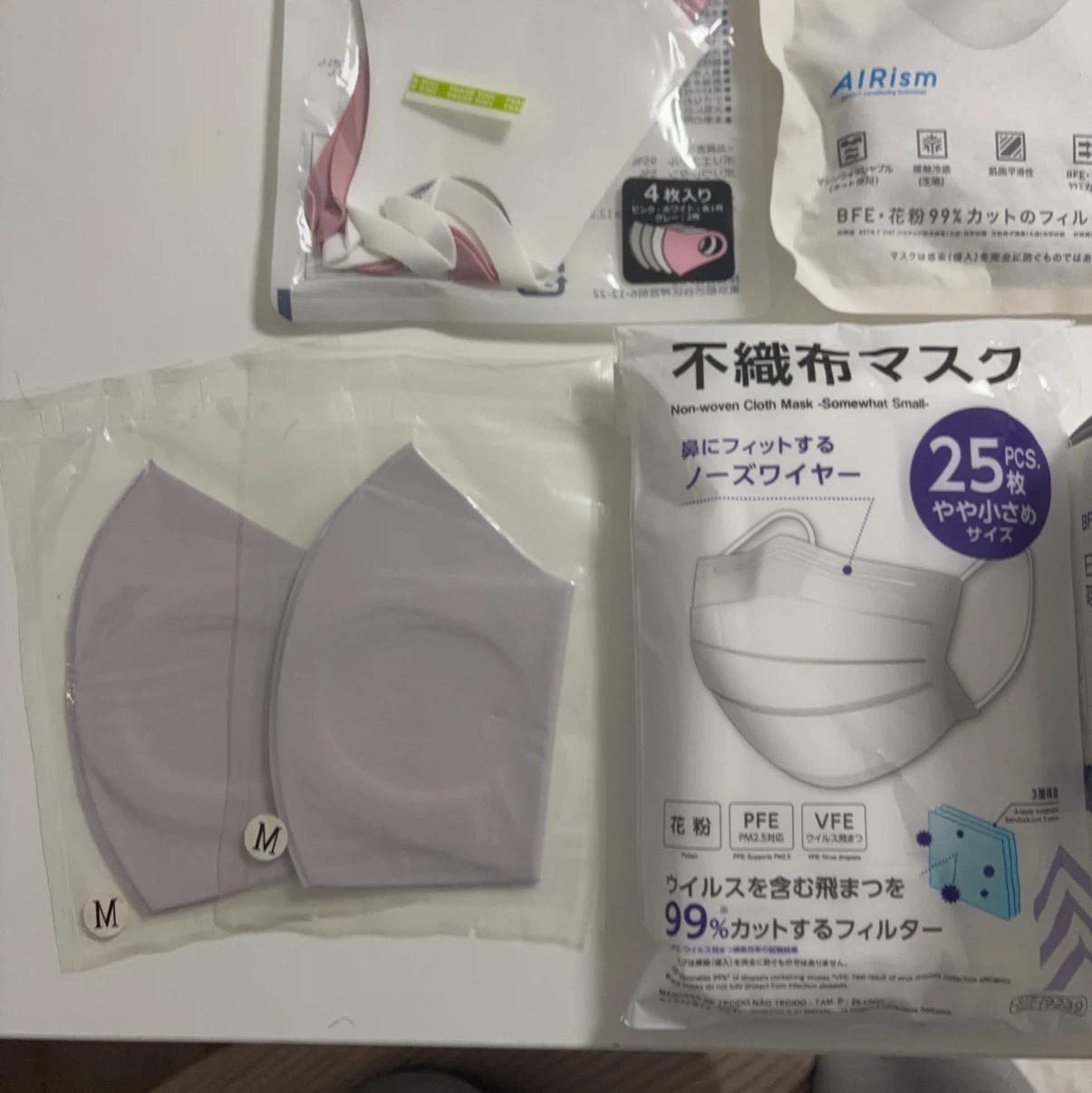 紙マスク　布マスク　セットの写真5枚目