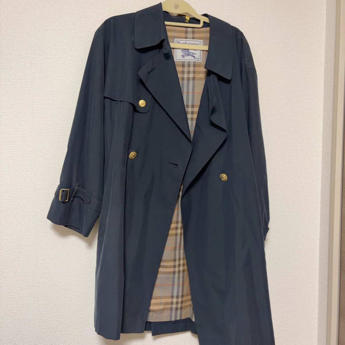 バーバリー トレンチコート 紺