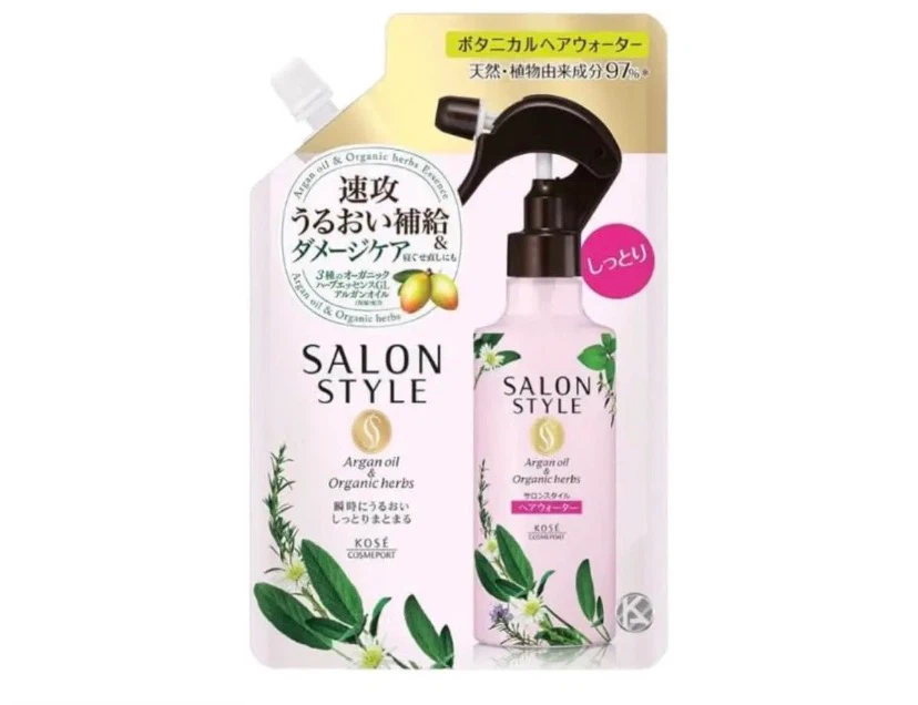 コーセー サロンスタイル ボタニカル ヘアウォーター しっとり 詰め替え用　450ml