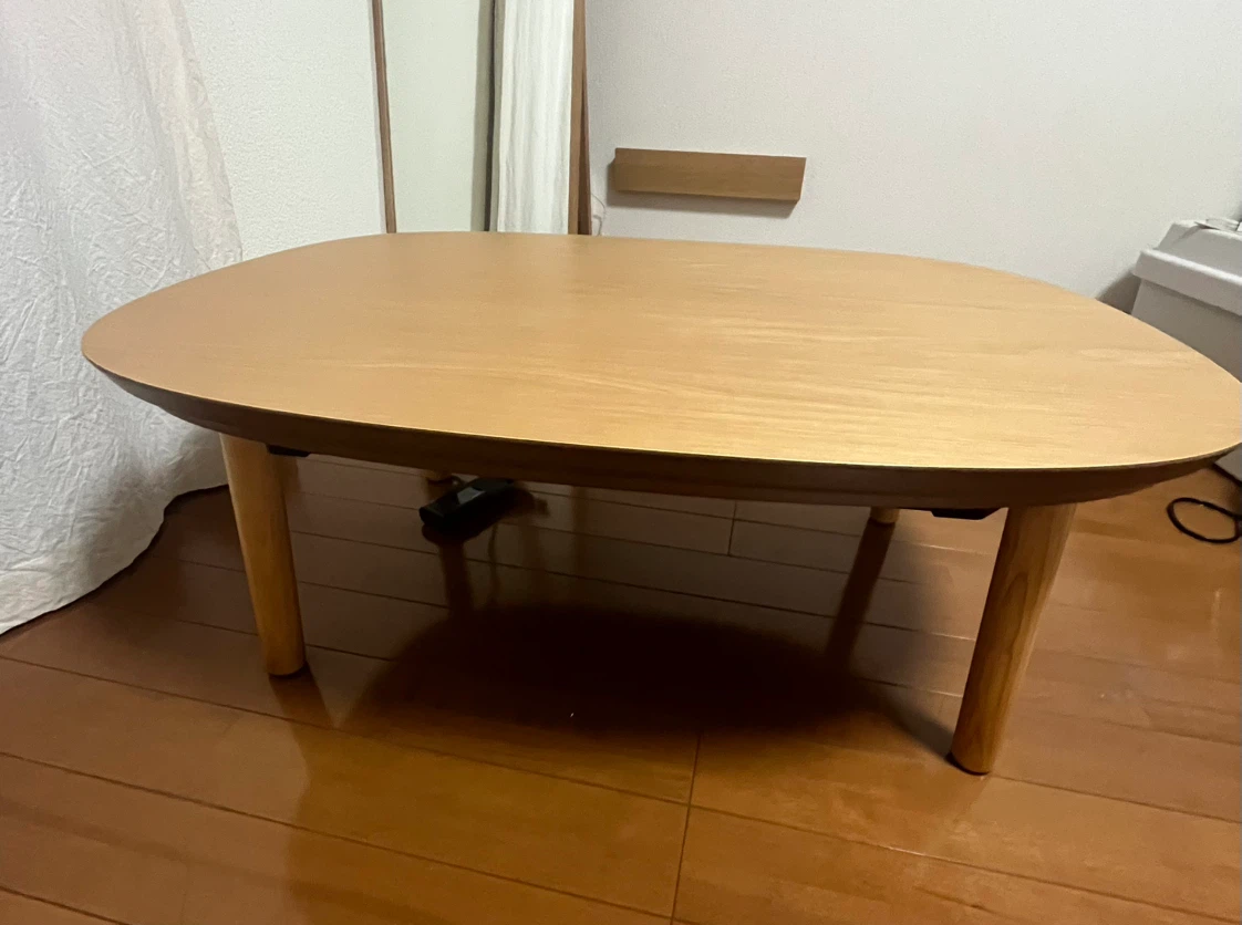 無印良品 楕円こたつ(小) ナチュラルの写真3枚目