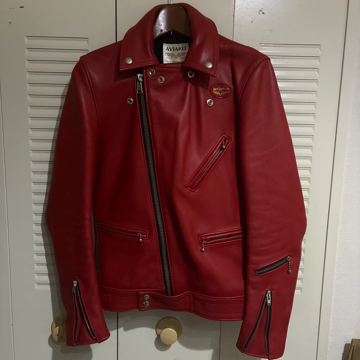 Lewis Leathers ルイスレザー サイクロンライダース レッド 34
