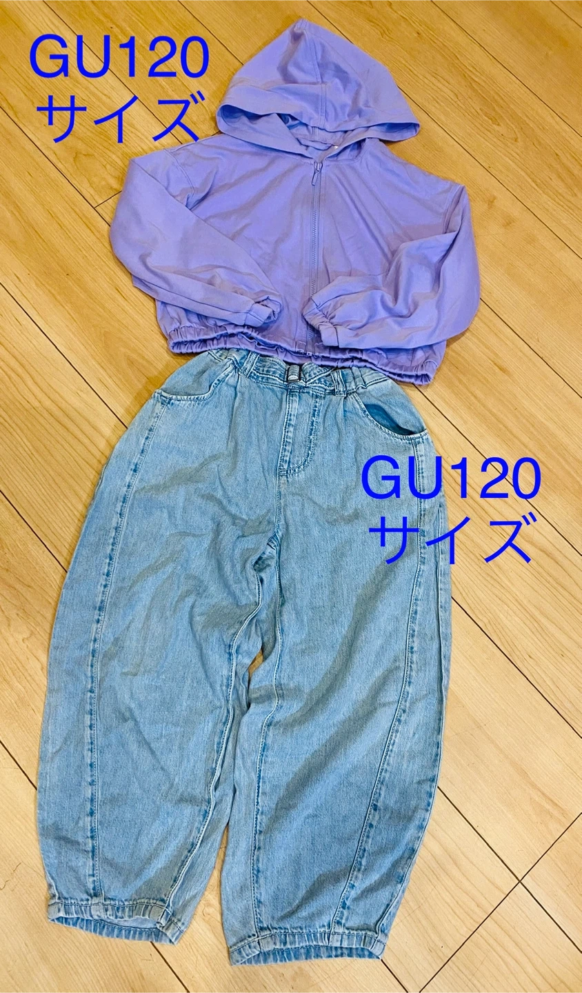 GU キッズ服3点セット 120cmの写真2枚目