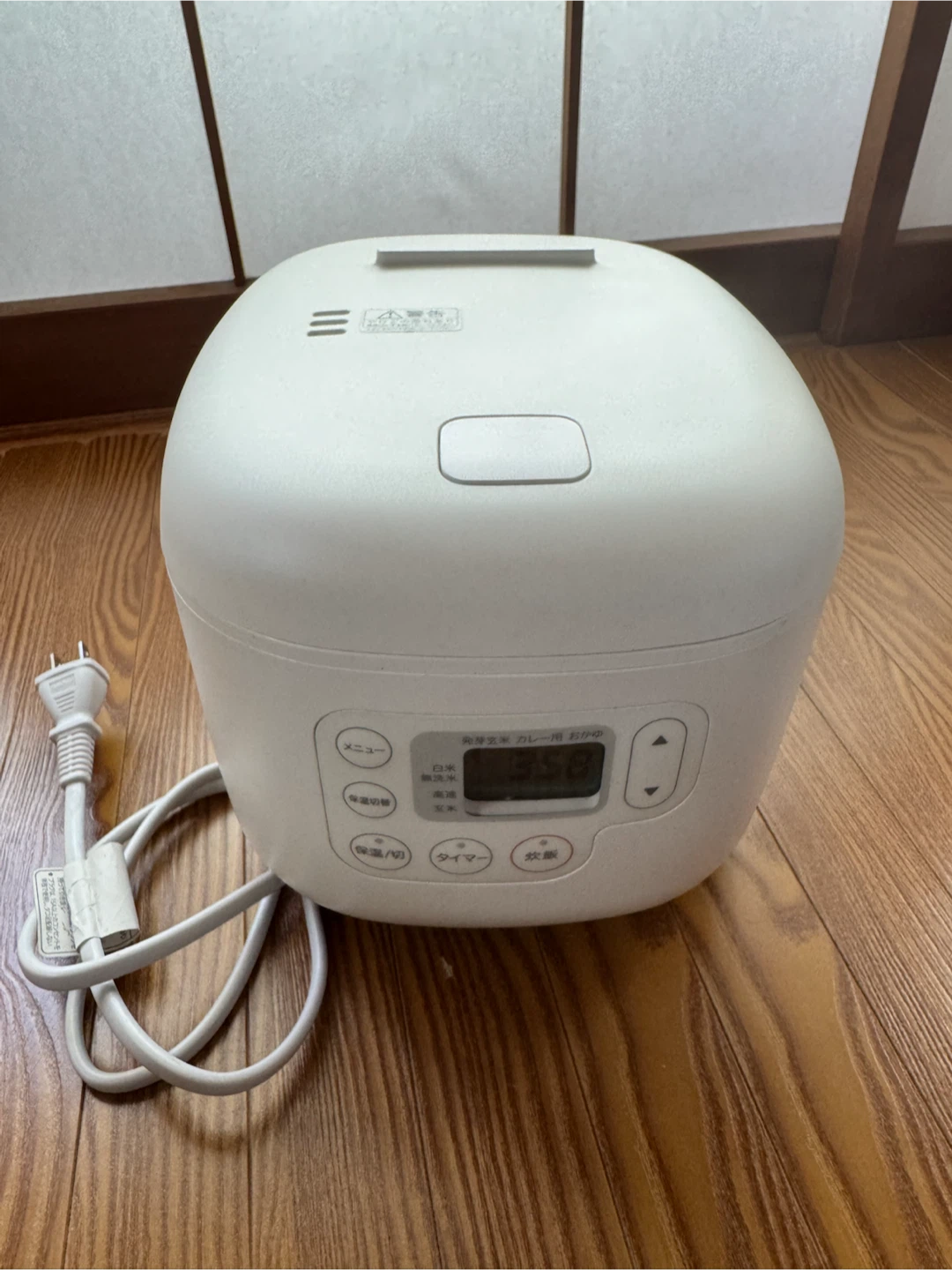 無印良品 炊飯器 2024年製 3合 MJ-RC3A3