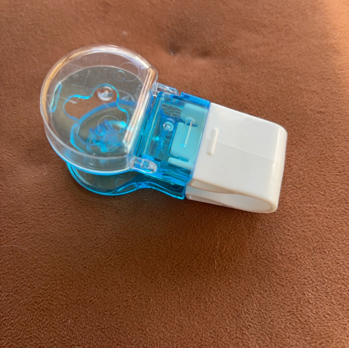袋留めクリップ ブルー ホワイト