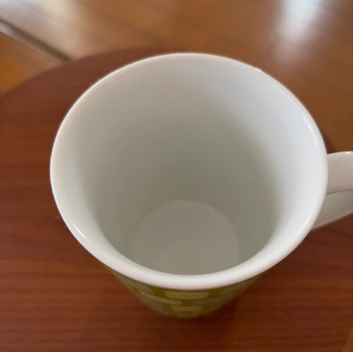 幾何学模様 マグカップ グリーンの写真2枚目